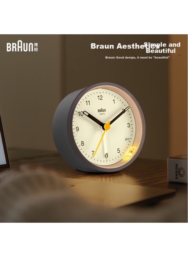 Braun German Brand Imported Mini Alarm Clock, Compact With Loud Volume, Powerful Awakening For Students, One-on Sleep Inducer, Night Light, Bedroom Bedside, Gift For Friends' Birthday And New Year Present - Image 4