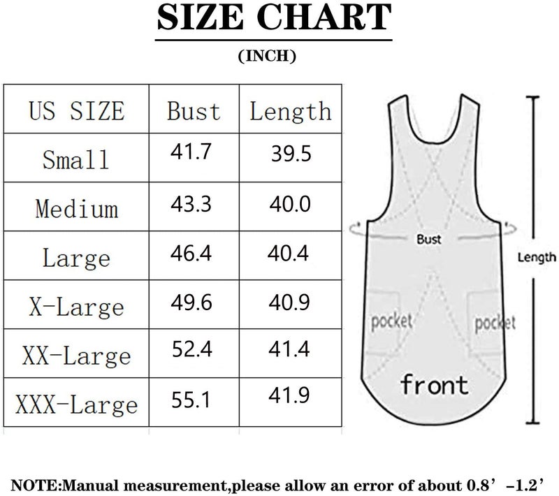 WROLEM Women's Cross Back Pinafore Apron with Large Pockets Home Kitchen, Restaurant, Coffee house,Cooking Gardening Works - Image 4