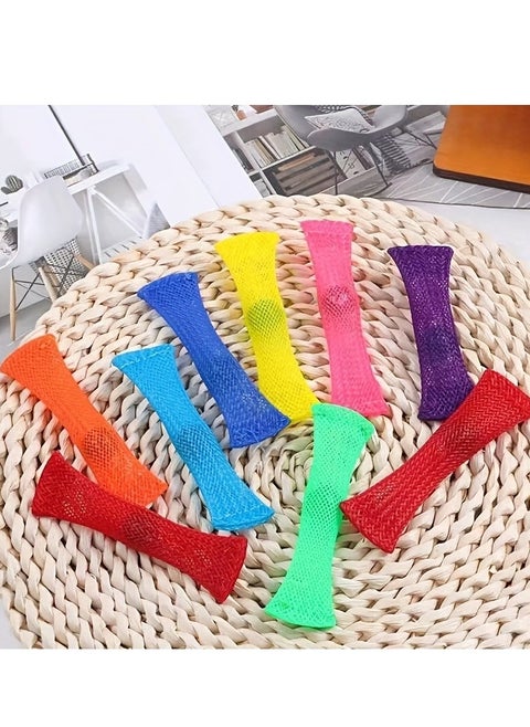 Marble Fidget Toys 9 Pcs) Relieve Stress Increase Focus Soothing Mesh Fidgets For Children Adults Kid And Those With Adhd Add Ocd Autism Anxiety