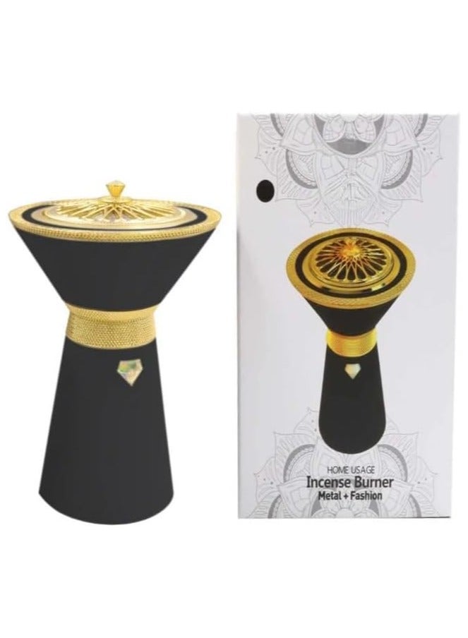 ريبنيو مبخرة بخور كهربائية وحامل عود كهربائي للمنزل - أسود - Image 3