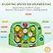YOHOOLYO Whack A Mole Game for Toddlers Interactive Pounding Toy for 3 Year Old Boys and Girls Educational Whack Mole Game for Kids with Sound and Light Gifts for Ages 3 2 Hammers 5 Modes - Image 4