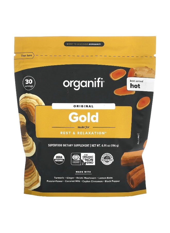 Organifi Organifi, Original Gold, Superfood Supplement, 6.91 oz (196 g)  - Image 1