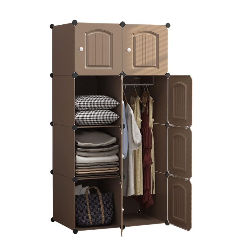 SNKR ESSENTIALS Plastic Wardrobe for Kids Clothes – Durable, Easy to Use Anti-Skid & Non-Slip Effective Professional Collapsible Wardrobe, Storage Cabinet with Suitable - Image 5