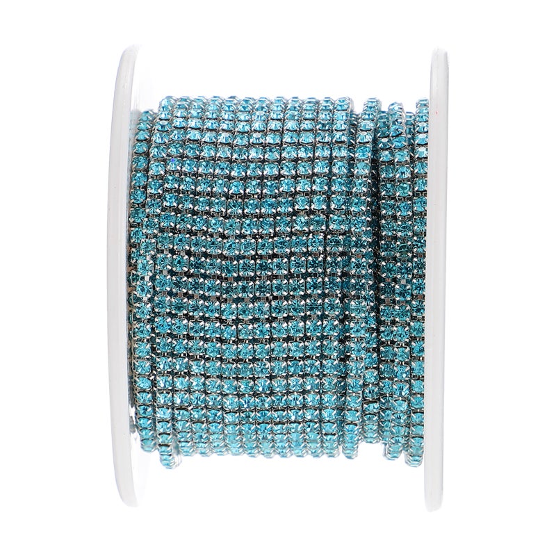 1 Roll of Rhinestone Chain Trimming Chain Decorative Rhinestone Chain DIY Jewelry Craft - Image 1