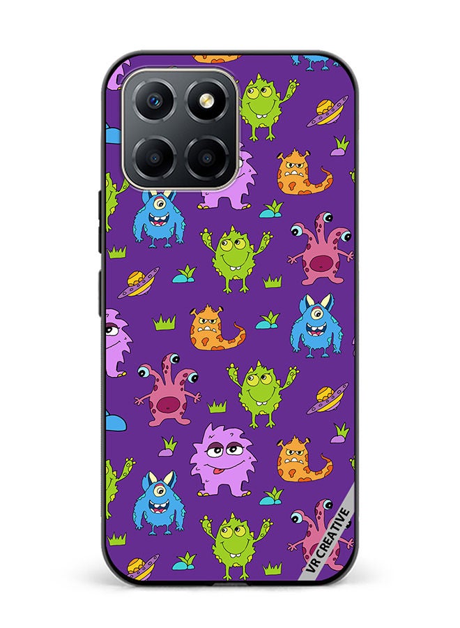 VR CREATIVE Protective Case Cover For Honor X6 Monsters Cartoon Design Multicolour - Image 1