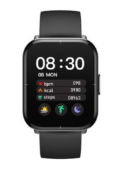 Mibro Mibro Color Smart Watch 1.57" HD Color Screen 24/7 Heart Rate & SpO2 Monitoring 15 Sports Mode Sleep Tracking Customized Face Watch | 10-Days Battery Life | 5 ATM Waterproof - Black  - Image 2