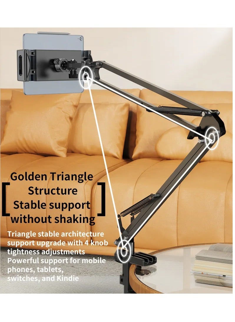 Yesido C296 360 Free Adjustment Multi-directional Folding Shaft Phone Holder Desktop Lazy Man Stand - Image 2