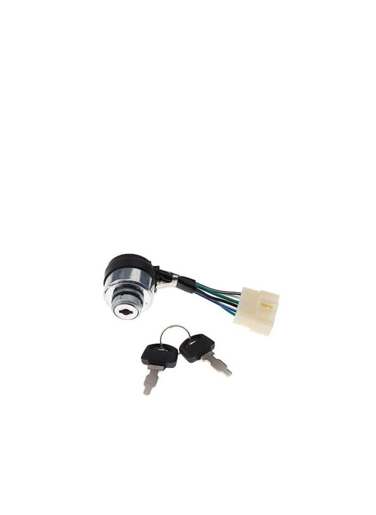 AQSON Engine Ignition Switch Cylinder Keys Kit Zinc Alloy for GX390  - Image 2