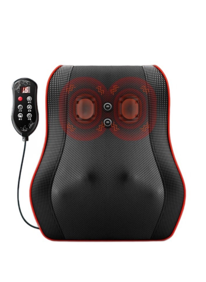 ROTAI Massager Electric Massage Pillow Vibration Cushion, 16 3D Head Deep Shiatsu Kneading for Muscle Pain, Body Shoulder Neck Leg Heated Massage Home Office Use - Image 1