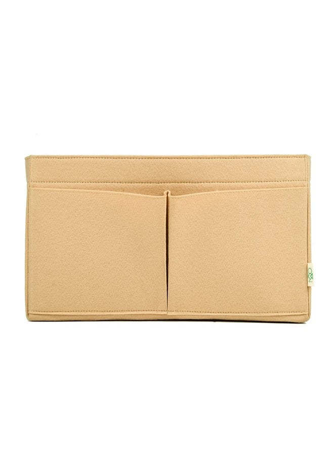 OON Purse Organizer, Felt Bag Organizer Purse Organizer Insert For LV Speedy, Neverfull, Graceful, Neverfull,Tote, Handbag,Shaper (Slender Large, Beige) - Image 2