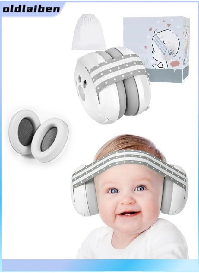 oldlaiben Noise Ear Protectors For Babies, Adjustable Ear Protectors, Baby Zero Pressure Soundproof Ear Protectors, Baby Noise-cushioning Ear Protectors For Sleep, Travel Live Concerts, Events  - Image 1