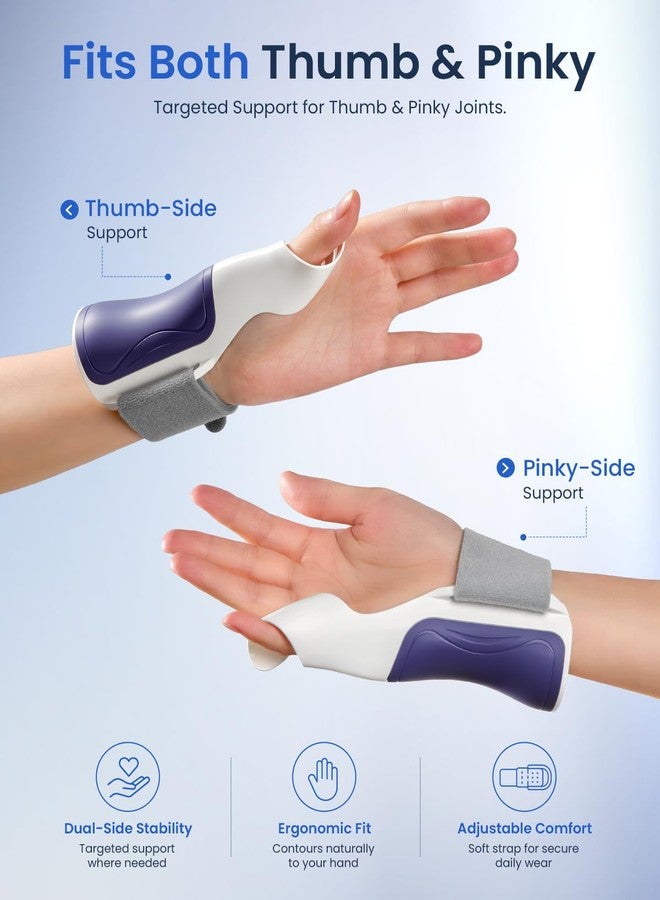 Ergonomic Thumb Brace & Wrist Support Splint for Carpal Tunnel, Tendonitis & Arthritis Pain Relief - Universal Left Right Fit, Comfortable Night Support for Sleeping, Typing & Daily Tasks - Image 4