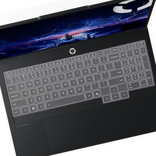 RAYA Silicone Keyboard Skin Cover for 2026 Lenovo Legion Pro 5 & Legion Pro 7 16inch Laptops (Transparent) - Image 1