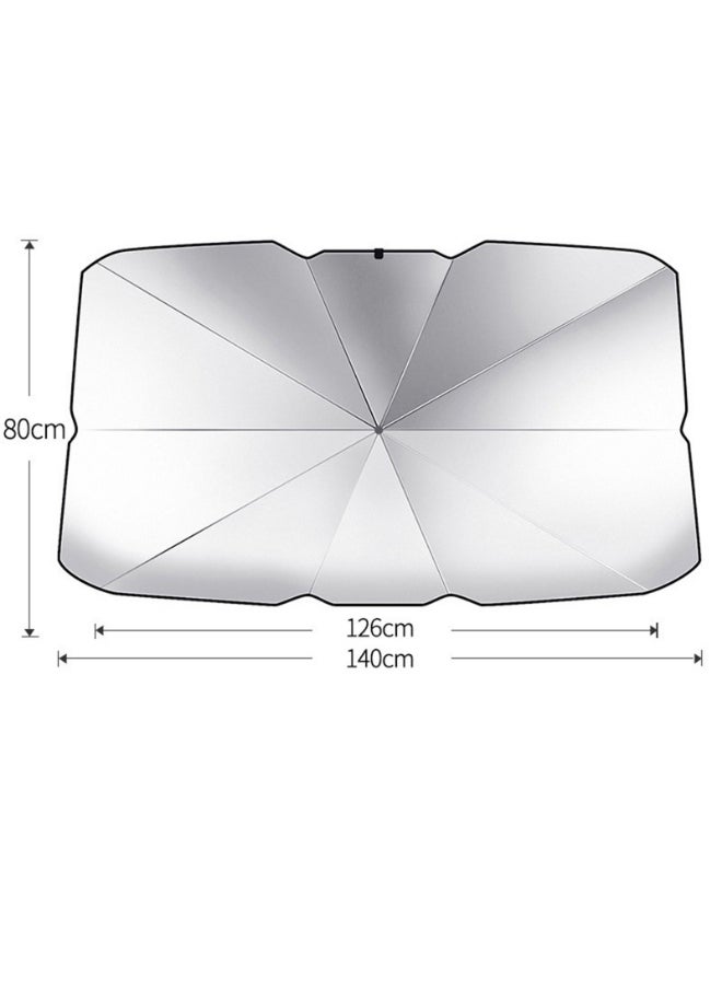 Generic - Foldable Car Sunshade, Auto Windshield Sun Protector，L - Image 1