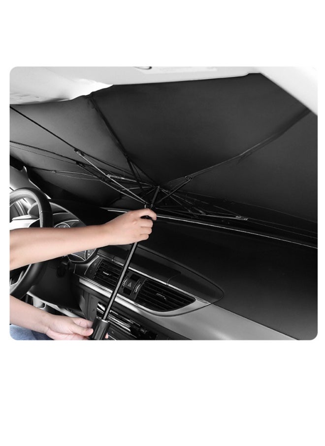 Generic - Foldable Car Sunshade, Auto Windshield Sun Protector，L - Image 1