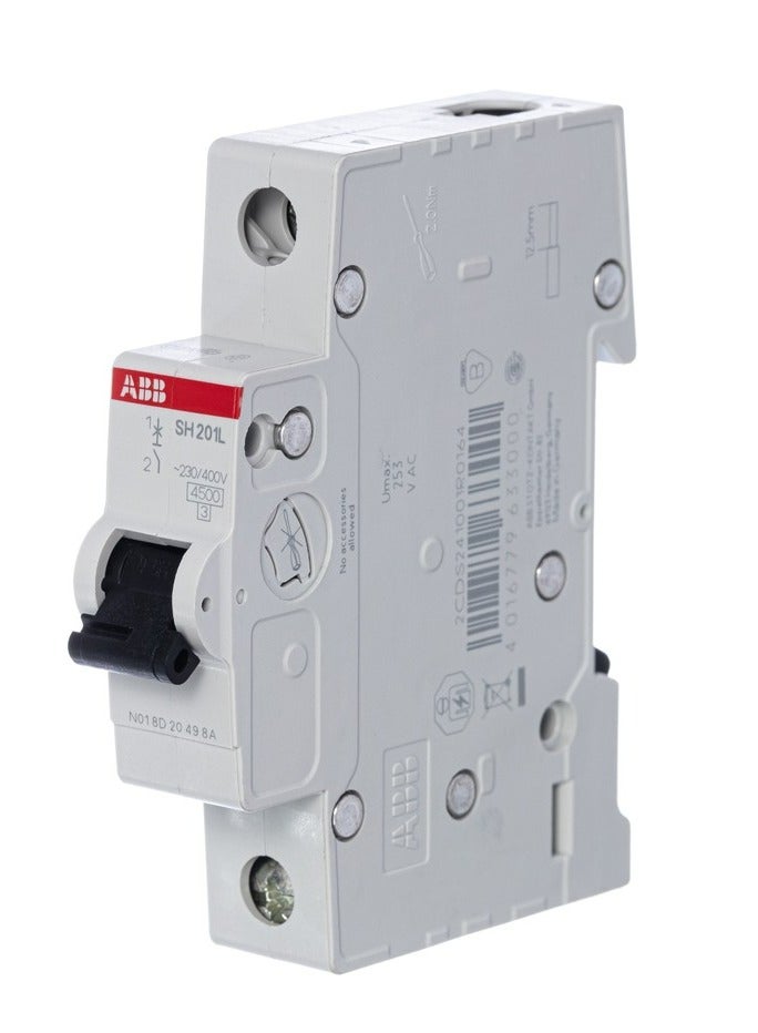 قاطع تيار اوتوماتك احادى 4,5 ك (ABB) SH201L