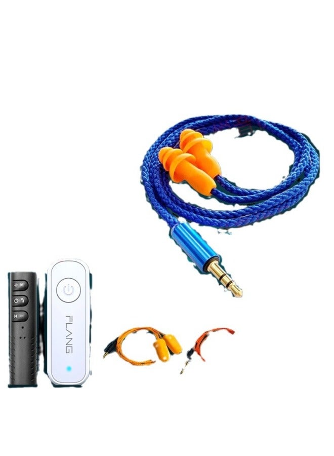 Bluetooth Wired Bass Work Lazy Listening To Songs Hd Call Labor Protection Earplug Headset Camouflage Anti-noise - Image 5