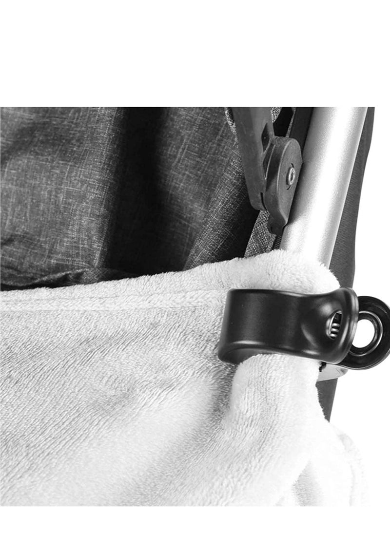 SYOSI - Stroller Blanket Pegs Baby Carriage Canopy Clip hooks Small Fixing Clips to Seat Cover Nursing Practical Clamps Mosquito Net Buggy Accessory - Image 1