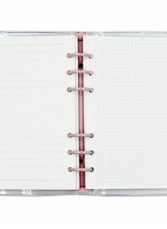 Y&D A6 Binder Cover Notebook, Soft PVC Cute Cartoon Refillable 6 Ring Loose Leaf Round Personal Journal with Insert Paper, Pocket, Snap Button Closure  - Image 5