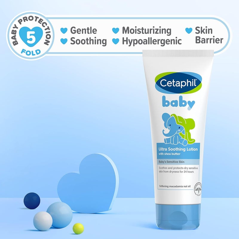 Cetaphil Baby Ultra Soothing Lotion with Shea Butter Moisturize and Soothe Dry Skin8 oz - Image 5