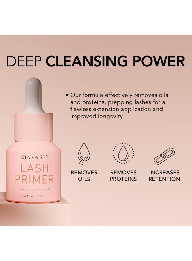 KIARA SKY KIARA SKY LASH Lash Primer for Eyelash Extensions with Dropper | Odorless Pre-treatment Infused with Vitamin E | Remove Oils & Proteins | Increase Adhesive Bonding Power | Professional Use Only 15ml - Image 5