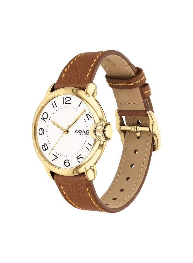 COACH  Arden Analogue Quartz Movement Watch Leather Strap - 14503607 for Women | Best Price UAE