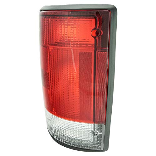 TRQ Driver Side Tail Light Assembly Compatible with 2003-2014 Ford E150 1995-2002 E150 E250 Econoline 2003-2014 E250 1999-2014 E350 Super Duty 2000-2005 Excursion FO2800114 - Image 2