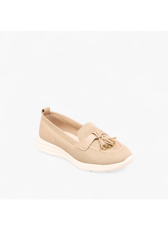 Flora Bella By Shoexpress Women Tassel Detail Slip-On Loafers