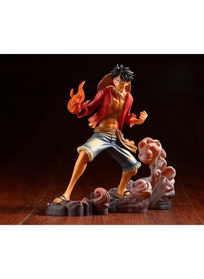 QiaoKai One Piece Brotherhood Luffy Ace Sabo 3 in 1 Action Figures Anime Figure Toy - Image 4