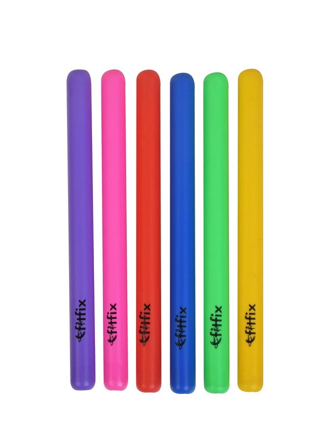 Fitfix® Track & Field Plastic Relay Race Batons for Athletics Practice, Track and Field Sports Race Equipments for Running Race Team- (Multicolour) (Set of 8) (Senior) 1.50 inch Dia Length 30 cm - Image 4