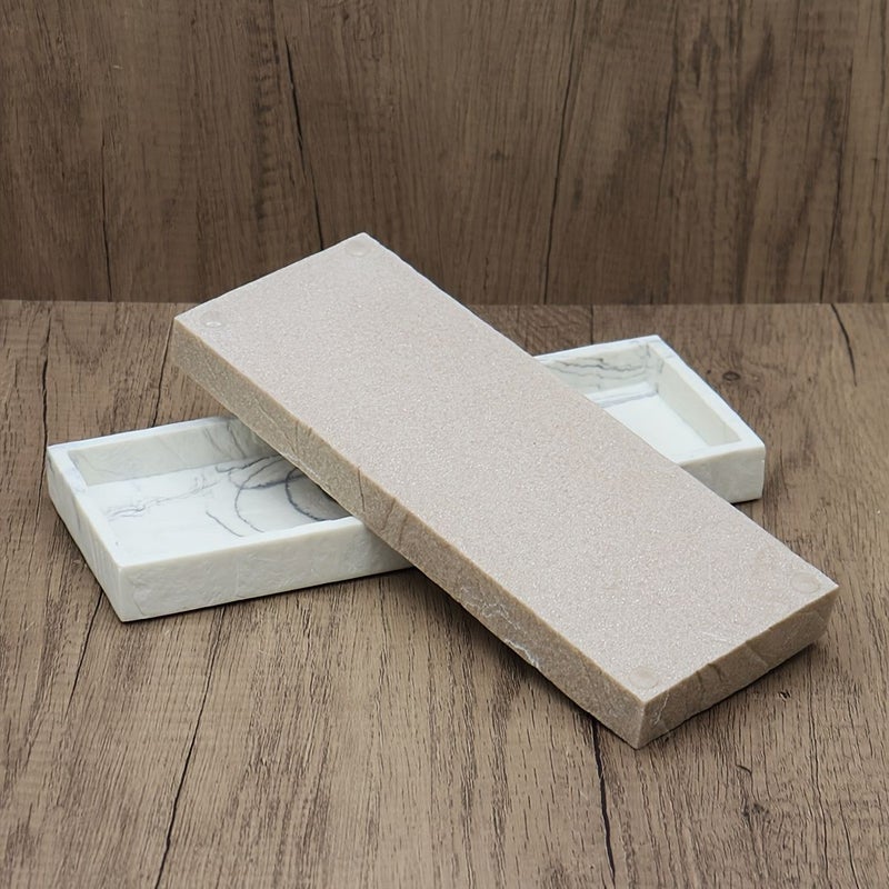 Imitation White Wood Grain Tray for Bathroom Shampoo Shower Gel Storage Sink Decor - Image 5