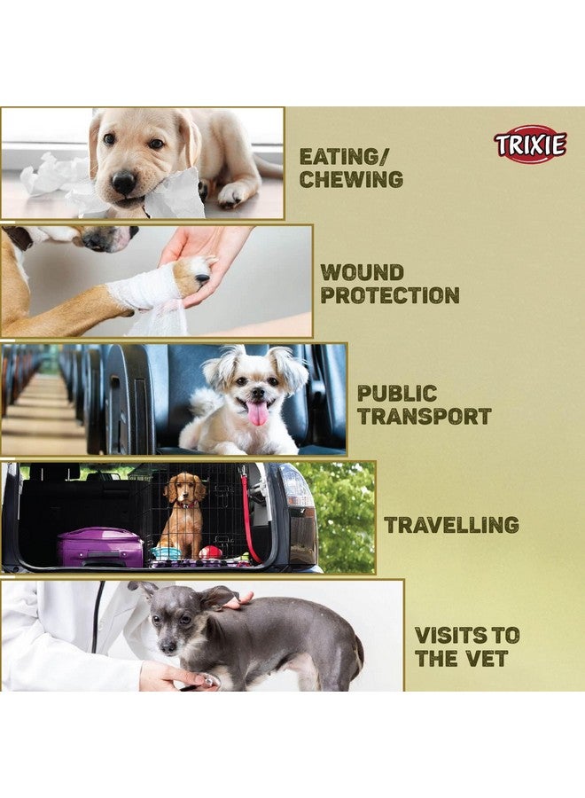 Trixie Plastic Enclosed Dog Muzzle | Made With Durable Plastic Material, Lightweight And Fully Adjustable | Helps Protect Your Dog And The Surroundings - Black, 26 Cm M-L - Image 3