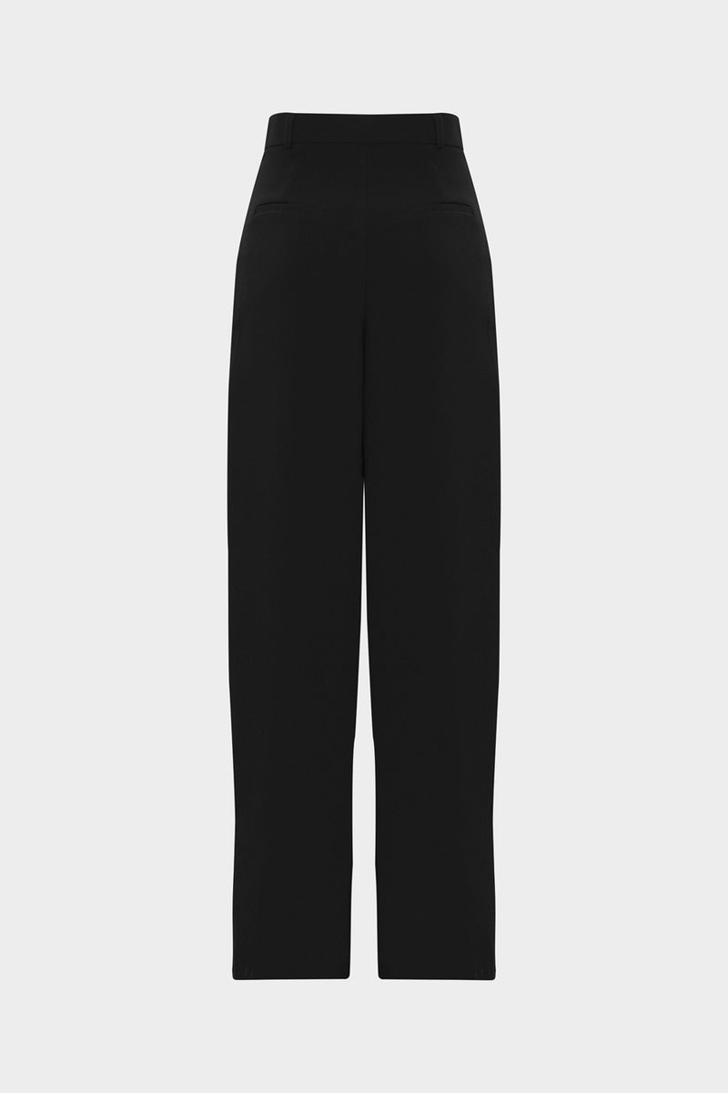 Açelya Okcu AÇELYAOKCU High Waist Wed Leg Palazzo Woven Trousers  - Image 5