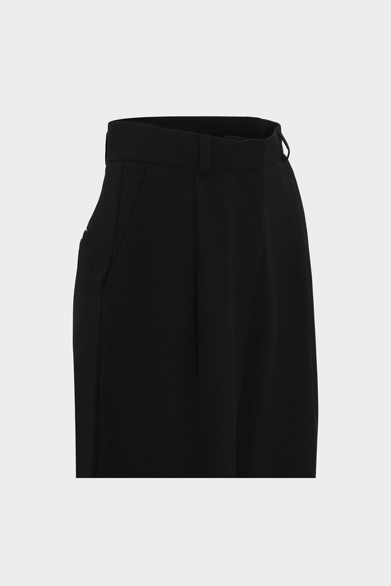 Açelya Okcu AÇELYAOKCU High Waist Wed Leg Palazzo Woven Trousers  - Image 4