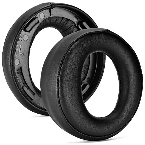 defean Replacement Black Cushion Ear Pads Earmuff earpads Cup Cover Pillow Compatible with Sony ps3 ps4 Gold Wireless CECHYA-0083 Stereo 7.1 Virtual Surround Headphone Headset - Image 1