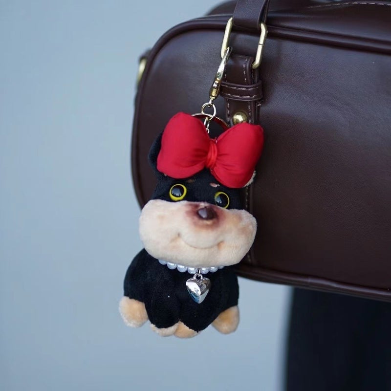 Bee Dog Keychain Pendant Cute Cartoon Keyring - Image 4