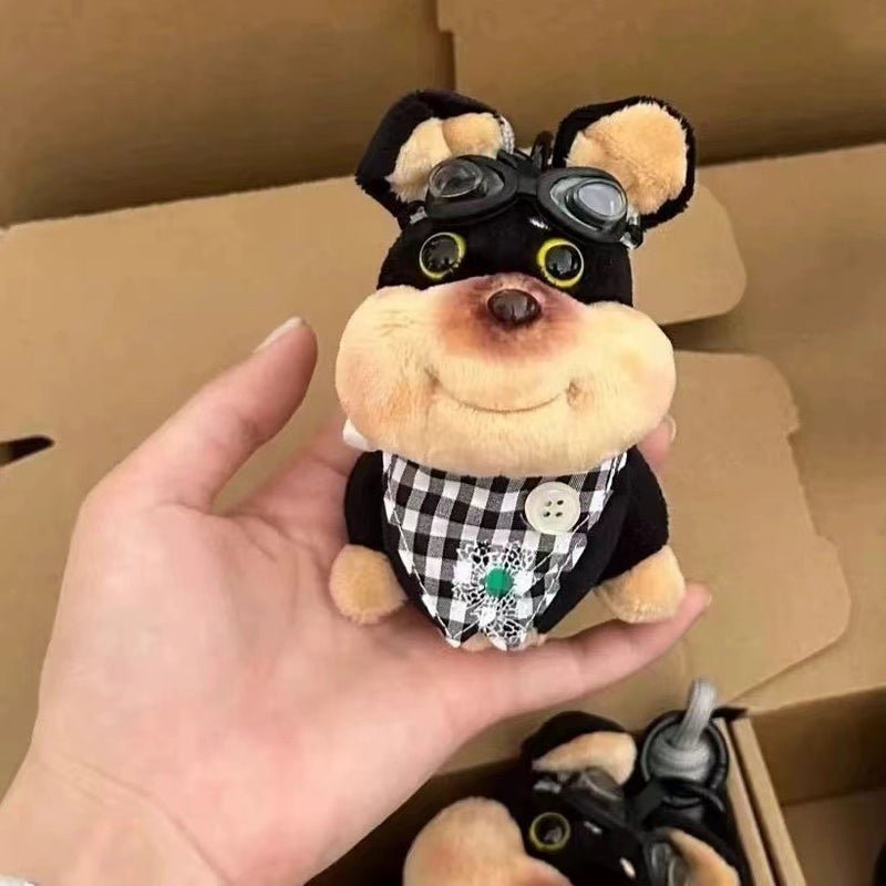 Bee Dog Keychain Pendant Cute Cartoon Keyring - Image 2