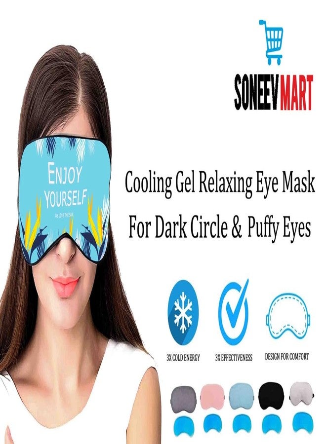 SONEEV MART قناع هينيسو الجل المبرد للعيون المنتفخة والخطوط الدقيقة، نوم أفضل - Image 2