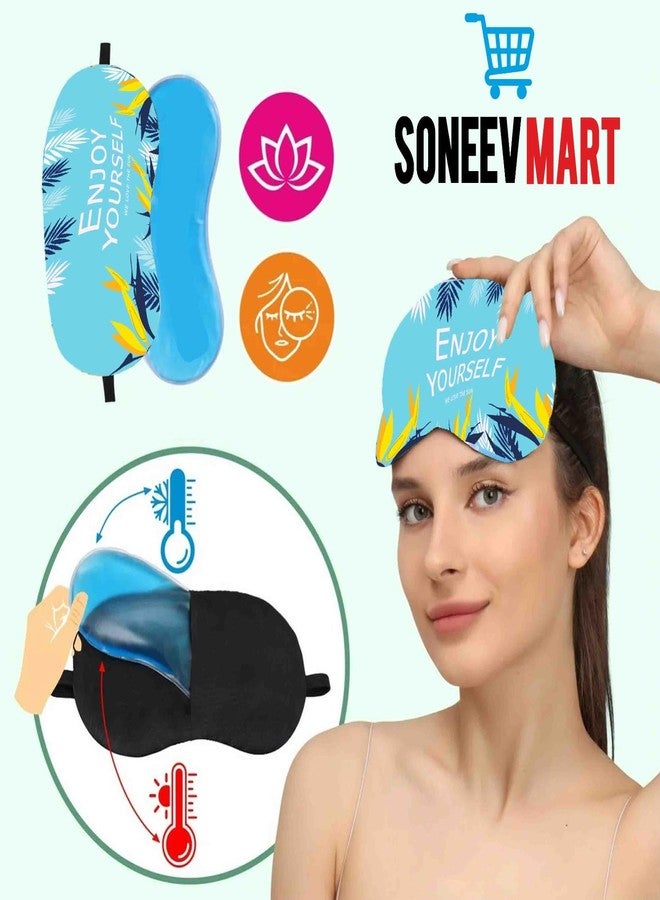 SONEEV MART قناع هينيسو الجل المبرد للعيون المنتفخة والخطوط الدقيقة، نوم أفضل - Image 5