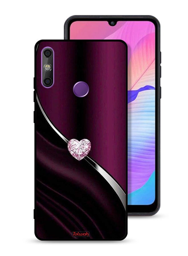Tolwak Huawei Enjoy 20e Protective Case Cover Diamond Heart - Image 1