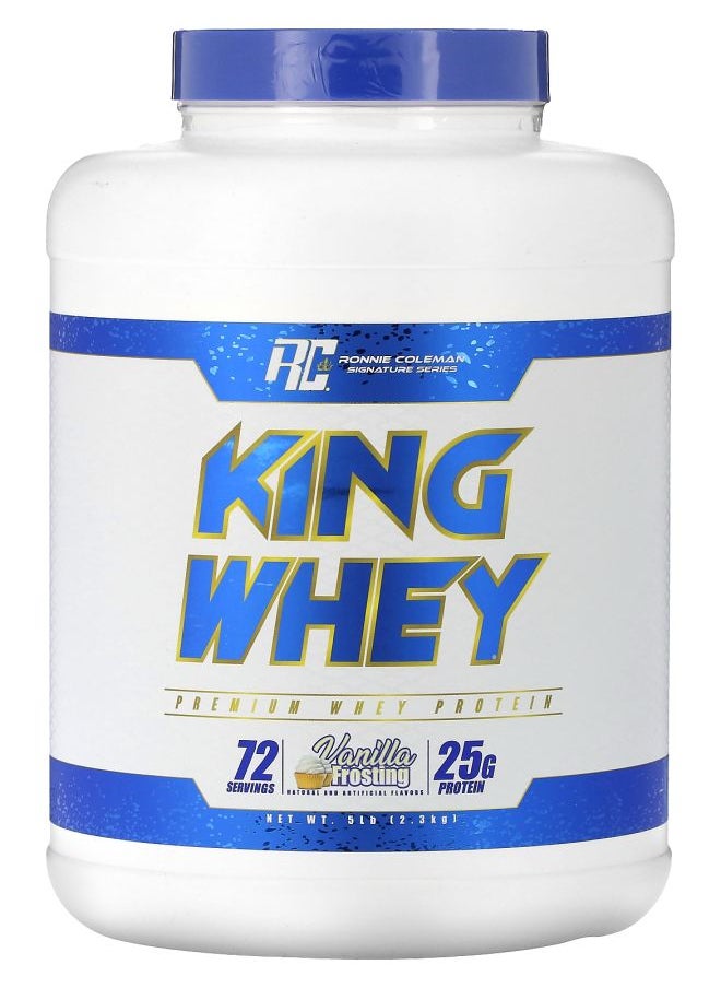 RONNIE COLEMAN Signature Series King Whey Vanilla Frosting 5 lb (2.3 kg) 