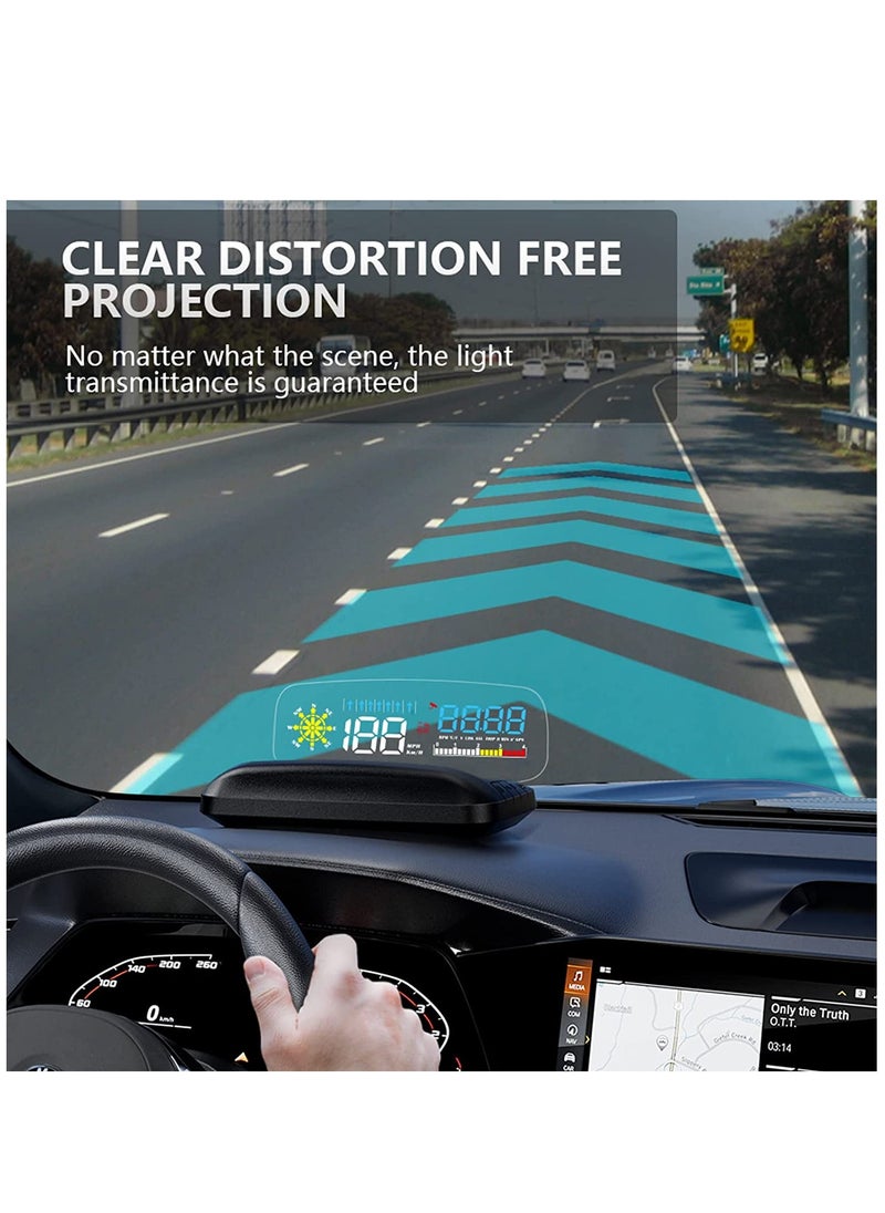 جولف لينك - GULFLINK شاشة عرض رأسية (HUD) عداد سرعة السيارة C5 - Image 1