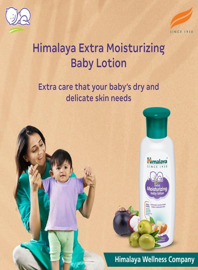 Himalaya Extra Moisturizing Baby Lotion 400ml | with Shea Butter, Olive Oil & Kokum Butter | Intensely moisturizes baby's delicate skin (Pack of 2) - Image 1
