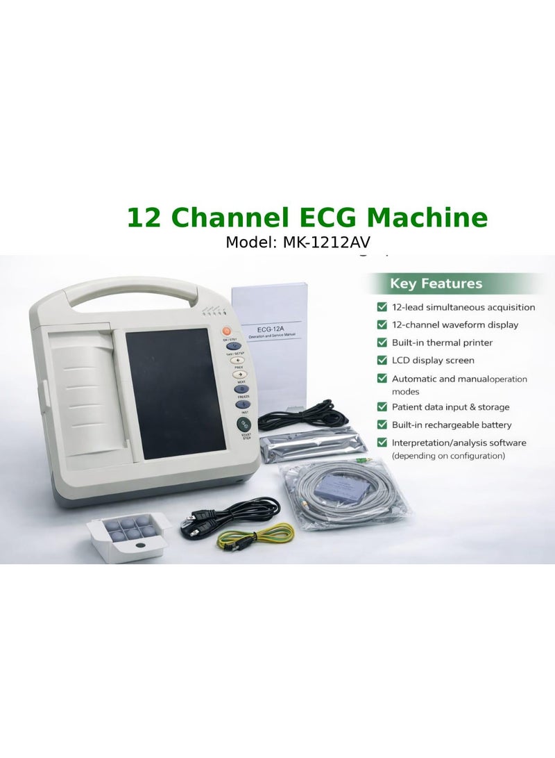 Altivox 12 Channel ECG Machine - Image 2
