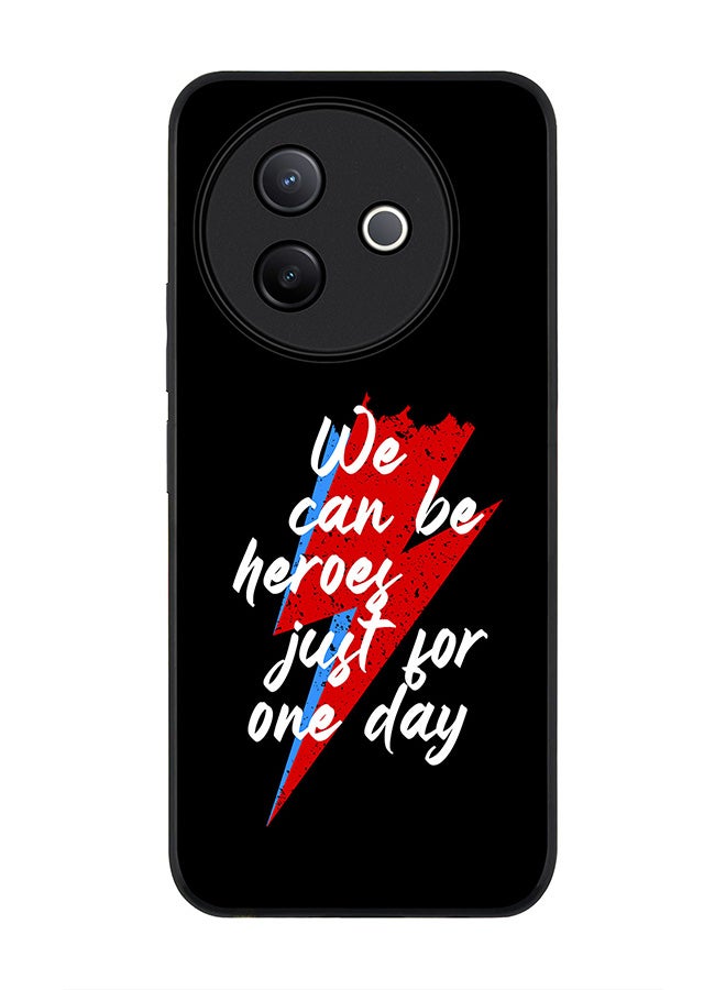 Stylizedd غطاء لهاتف Vivo Y39 5G / vivo Y300i 5G، حماية كاميرا رفيعة، غطاء هاتف رفيع مضاد للصدمات - يمكننا أن نكون أبطالاً - Image 1