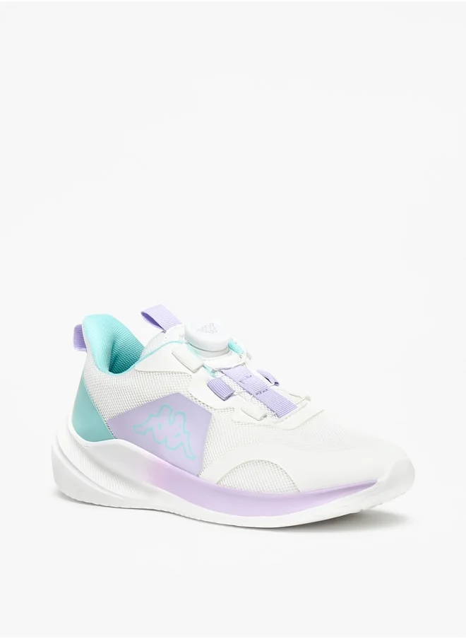 Kappa Girls' Panelled Sports Shoes with Drawstring Closure