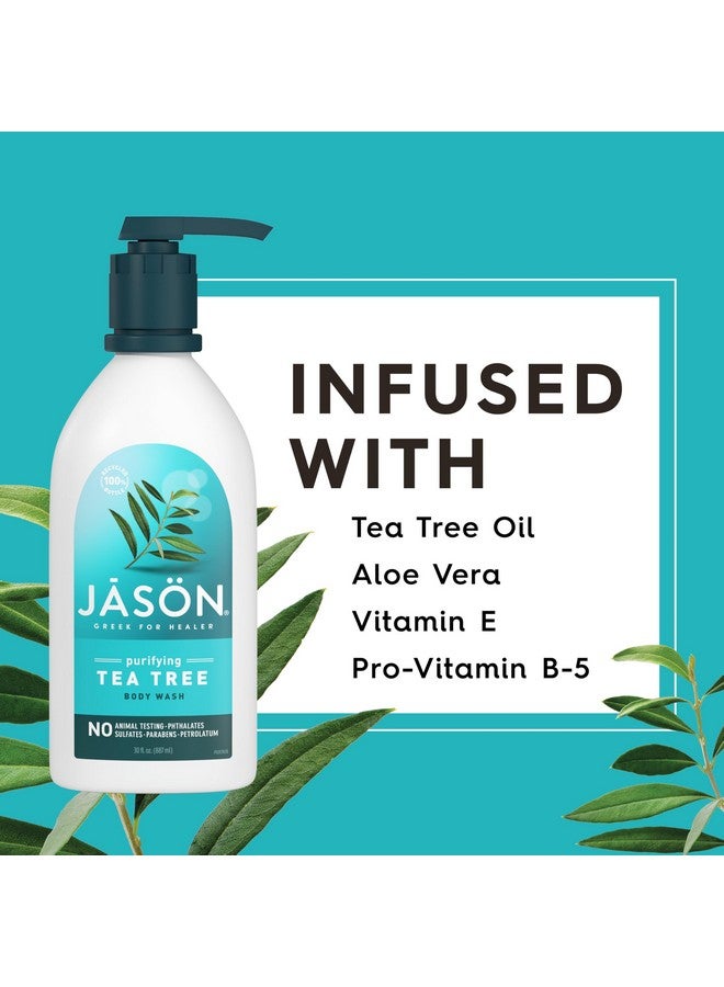 Jason Satin Body Wash Tea Tree, 887ml - Image 4