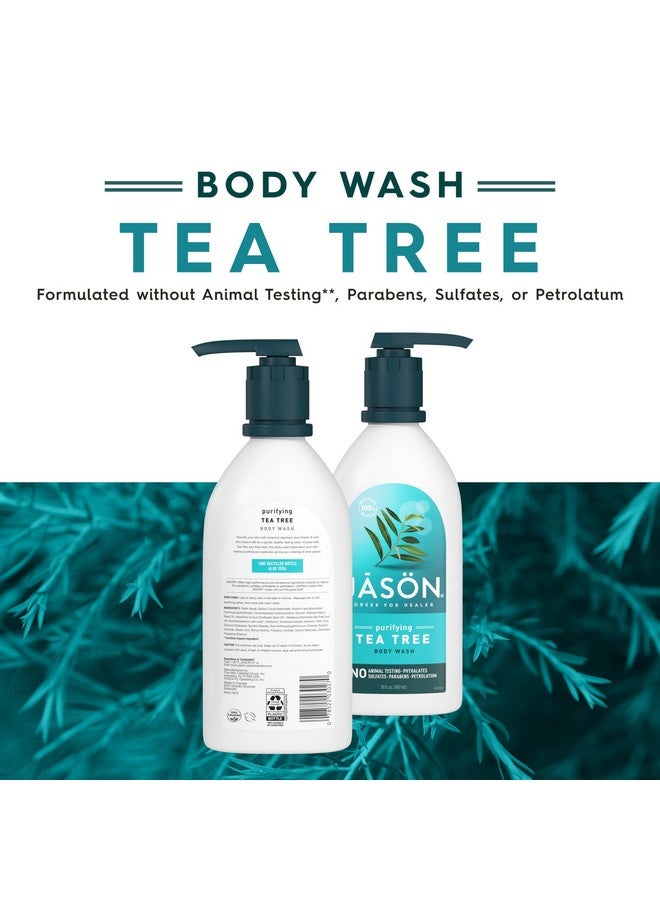 Jason Satin Body Wash Tea Tree, 887ml - Image 2