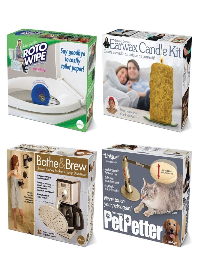 Prank Pack Prank Gift Box Bundle Set 2, 4 Unique Gift Boxes, Wrap Your Real Present in a Funny Authentic Prank-O Gag Present Box, Medium-Sized Novelty Gifting Box for Pranksters - Image 1