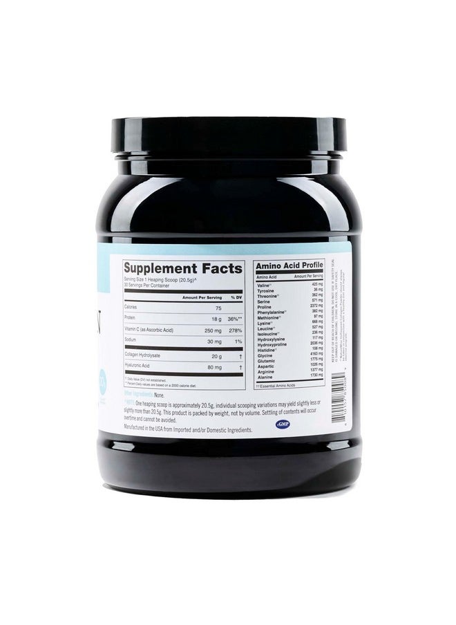 NatureWise - NatureWise Collagen Peptides Powder with Hyaluronic Acid and Vitamin C - Unflavored Collagen for Women & Men - Type I & III for Hair, Skin, & Nails - Sugar-Free, Gluten-Free, Dairy-Free - 30 Servings - Image 1